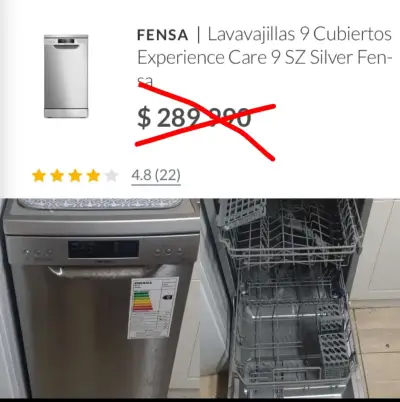 Lavavajillas Fensa acero inoxidable - miniatura 1