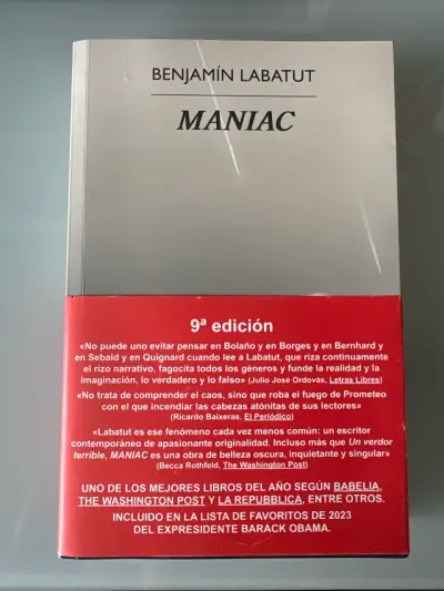Libro 'Maniac' de Benjamín Labatut - miniatura 1