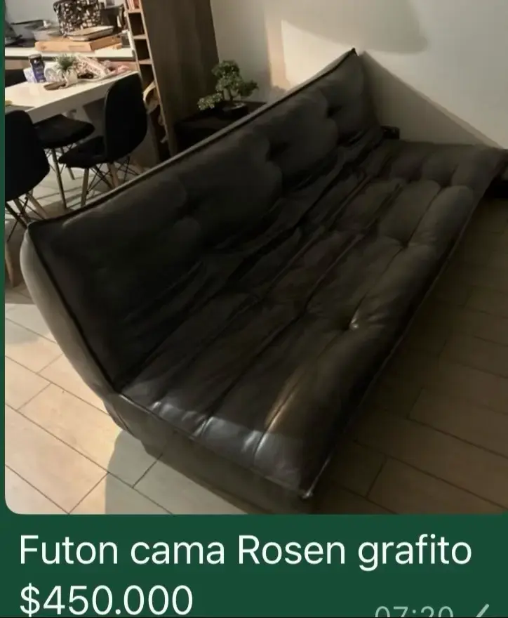 Futón cama grafito Rosen