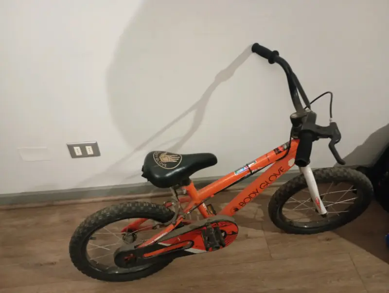 Bicicleta infantil naranja Body Glove aro 16 - 3