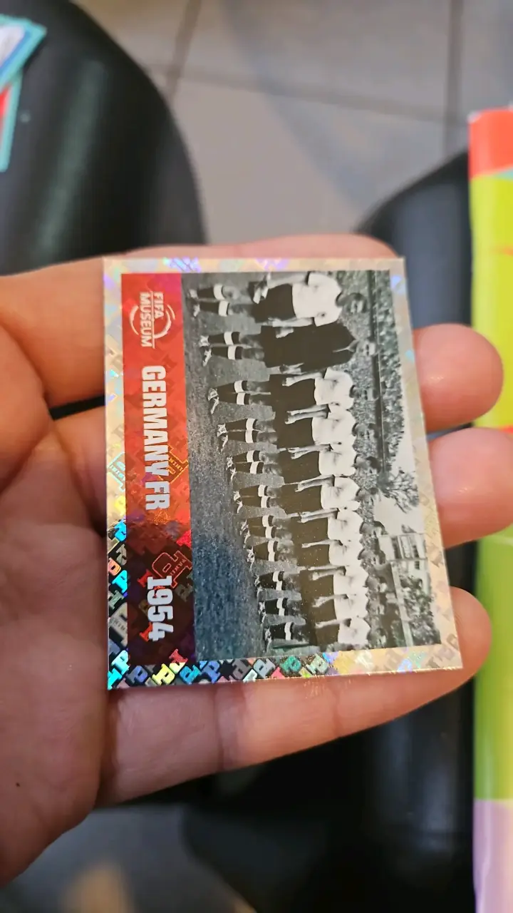 Lamina coleccionable Alemania 1954