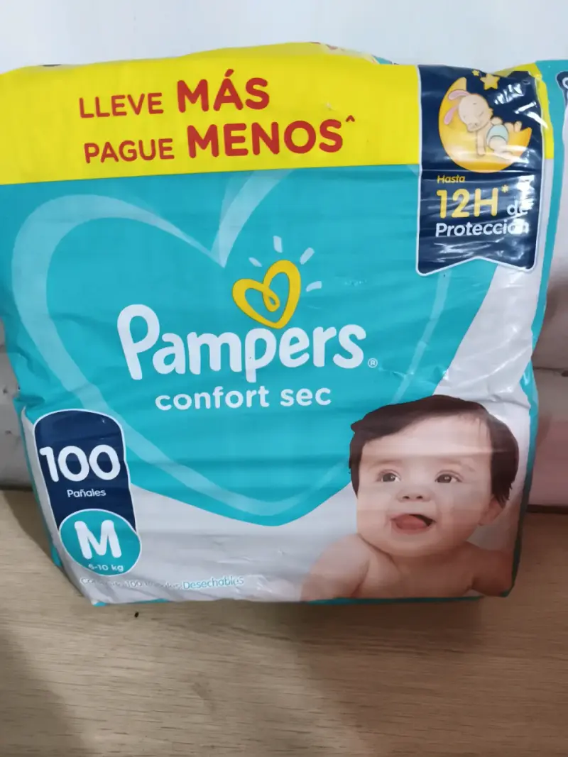 Pañales Pampers Confort Sec M - 1