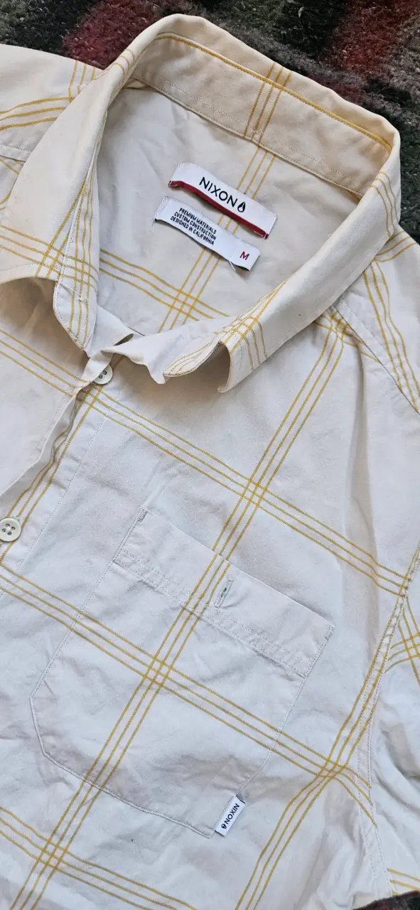 Camisa a cuadros beige Nixon - 1
