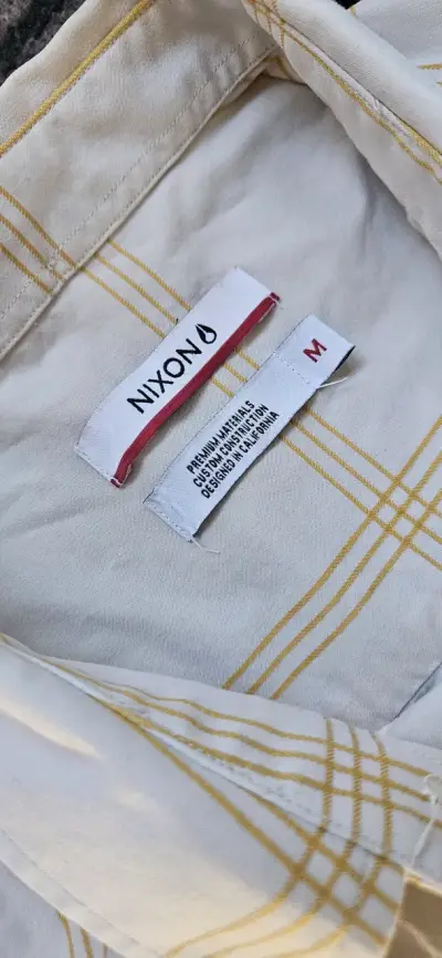 Camisa a cuadros beige Nixon - miniatura 2