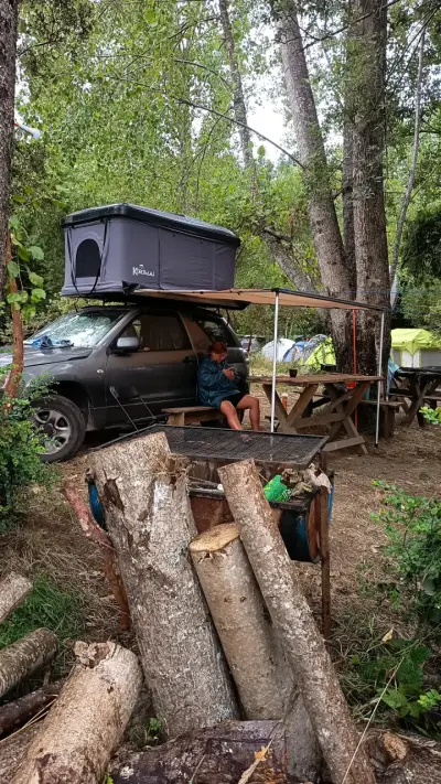 Carpa de techo para auto + Toldo lateral - miniatura 1