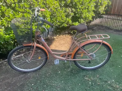 Bicicleta urbana con canasto metálico - miniatura 2