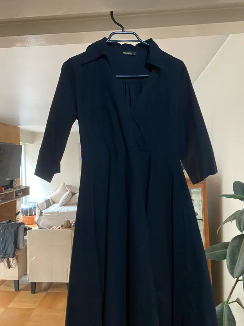 Vestido negro Musgol