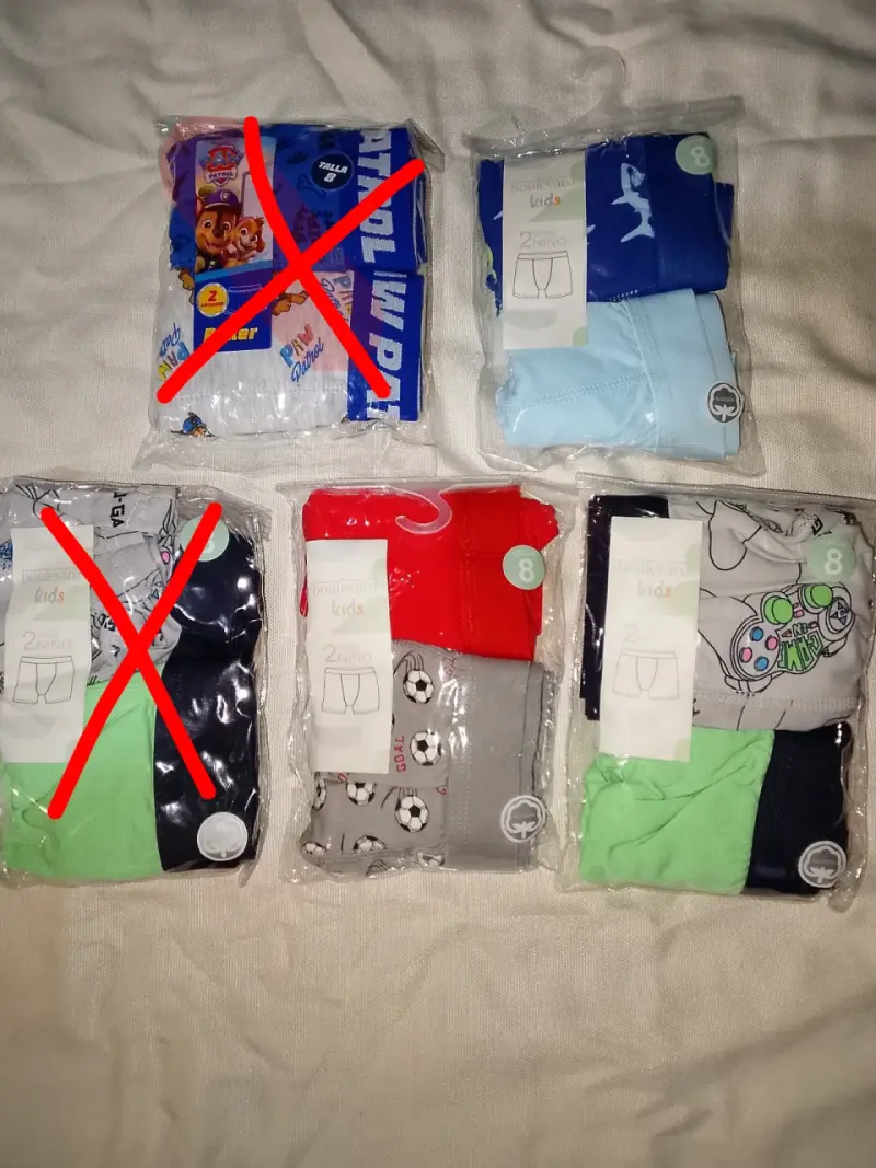 Pack de boxers niños - 4