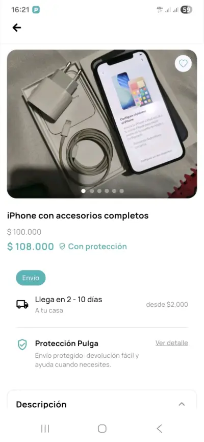 iPhone con pantalla dañada - miniatura 3