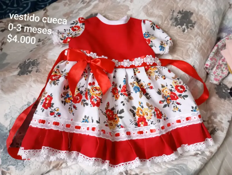 Vestido de cueca para bebé - 1