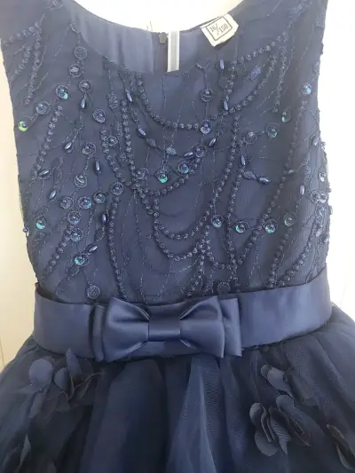 Vestido de fiesta azul niño - miniatura 2