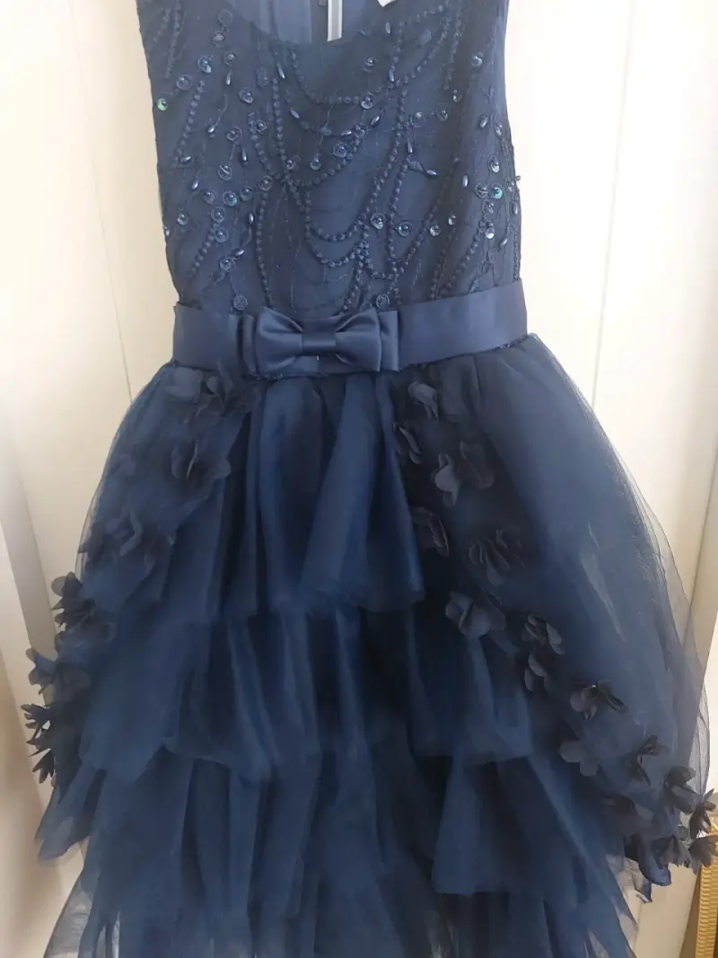 Vestido de fiesta azul niño - 3