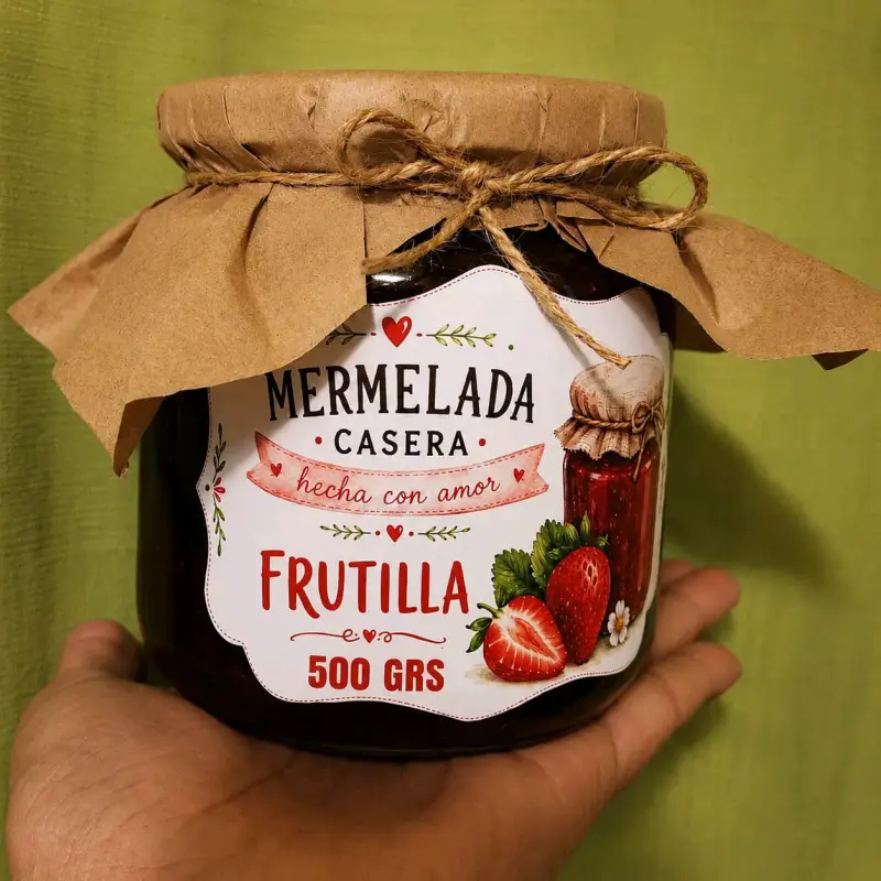 Mermelada casera de frutilla - 1