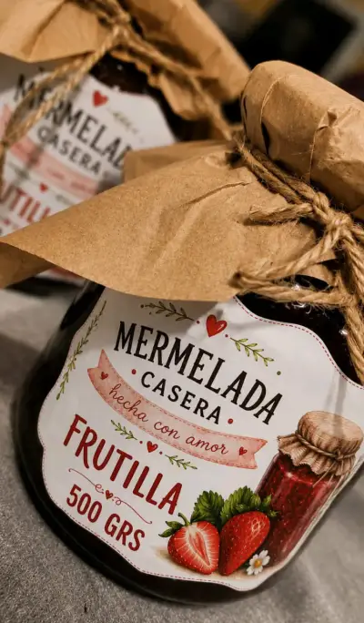 Mermelada casera de frutilla - miniatura 2