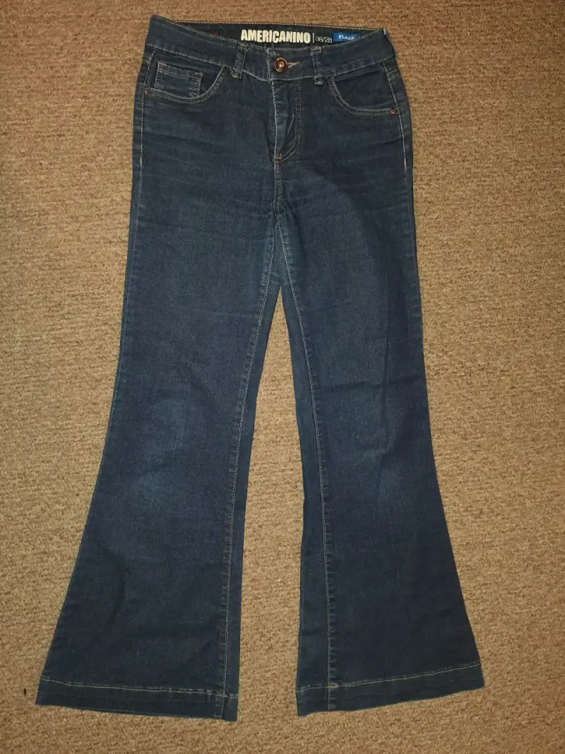 Jeans flare azul Americanino 38/28 - original - 1