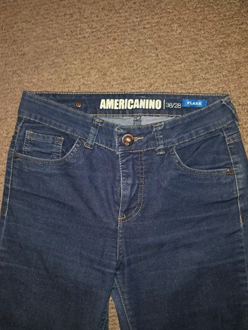 Jeans flare azul Americanino 38/28 - original - 3