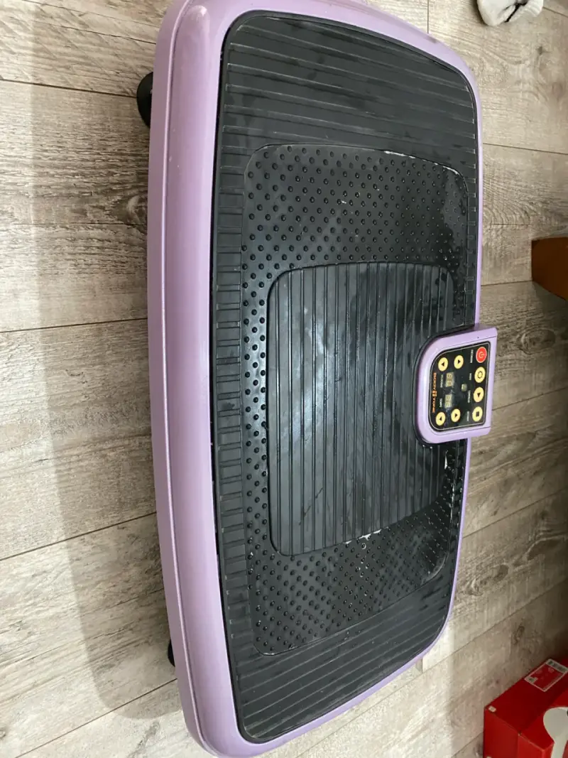 Plataforma vibratoria fitness morada - 4