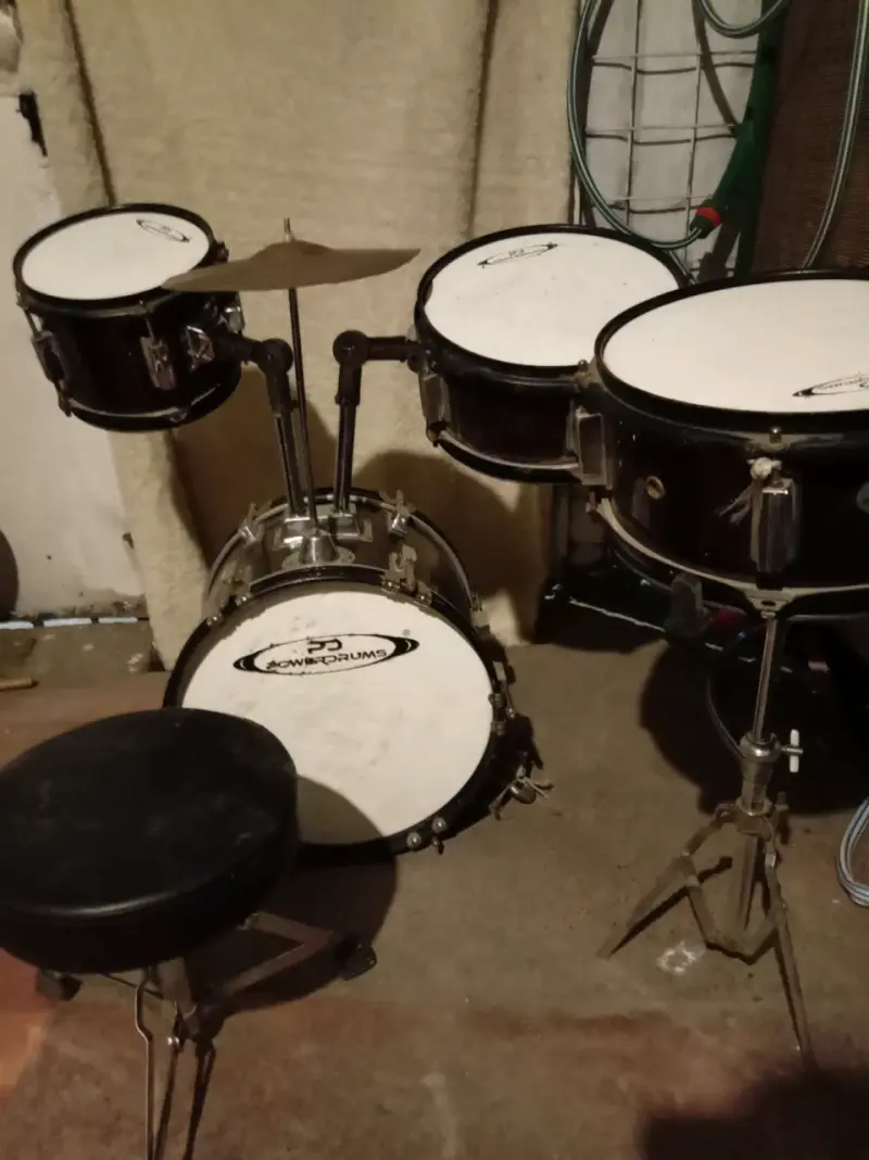 Batería acústica completa para niños .no es de jug - 1
