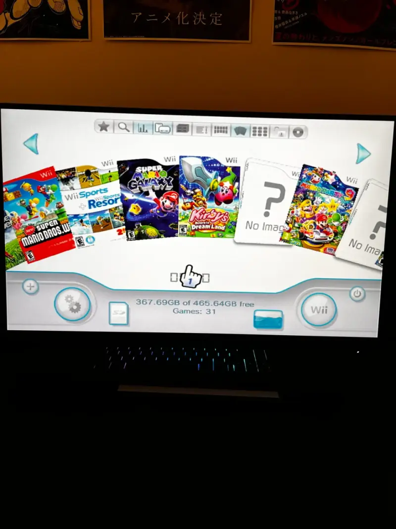 -Nintendo Wii- -31 juegos incluidos+Disco duro - 6