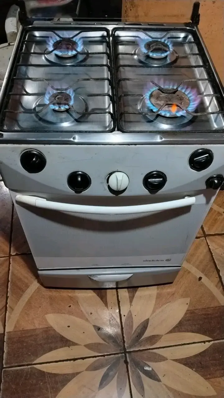 Cocina a gas con horno