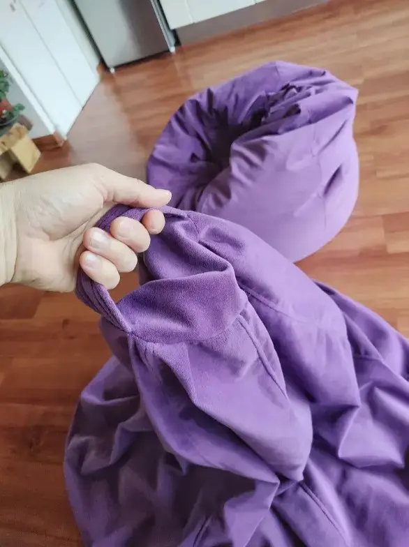 Puff / Pouf Pera Morado Grande (80cm) - 2