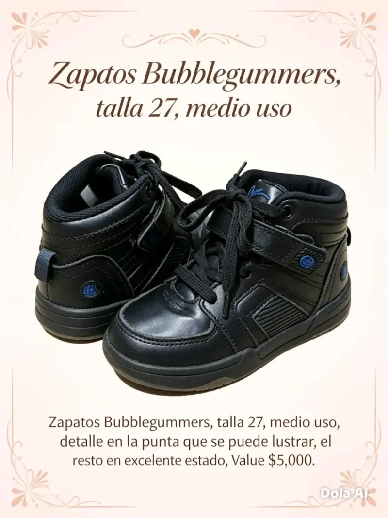 Zapatos Bubblegummers negros talla 27 - 1
