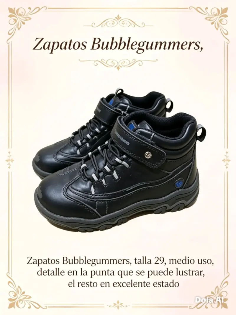 Zapatos Bubblegummers negros talla 27 - 2