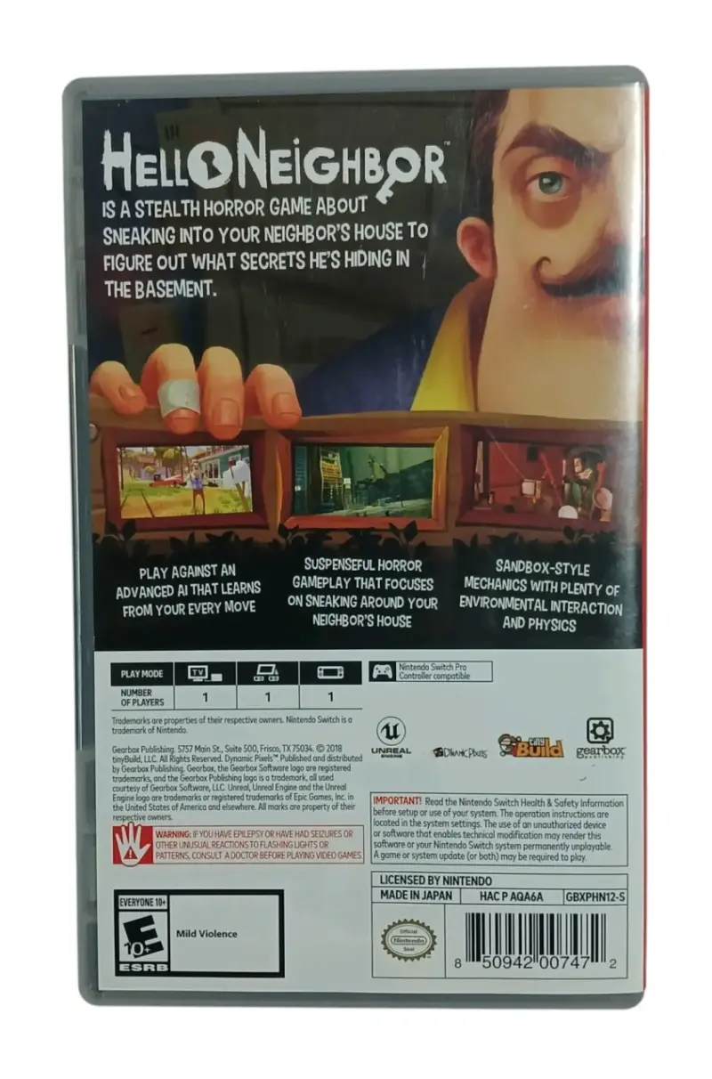Juego Hello Neighbor Nintendo Switch - 3