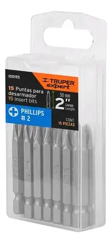 Set de 15 puntas para desarmador - miniatura 1