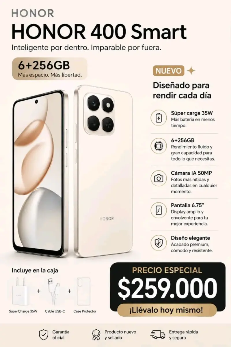 Smartphone Honor 400 Smart - 1