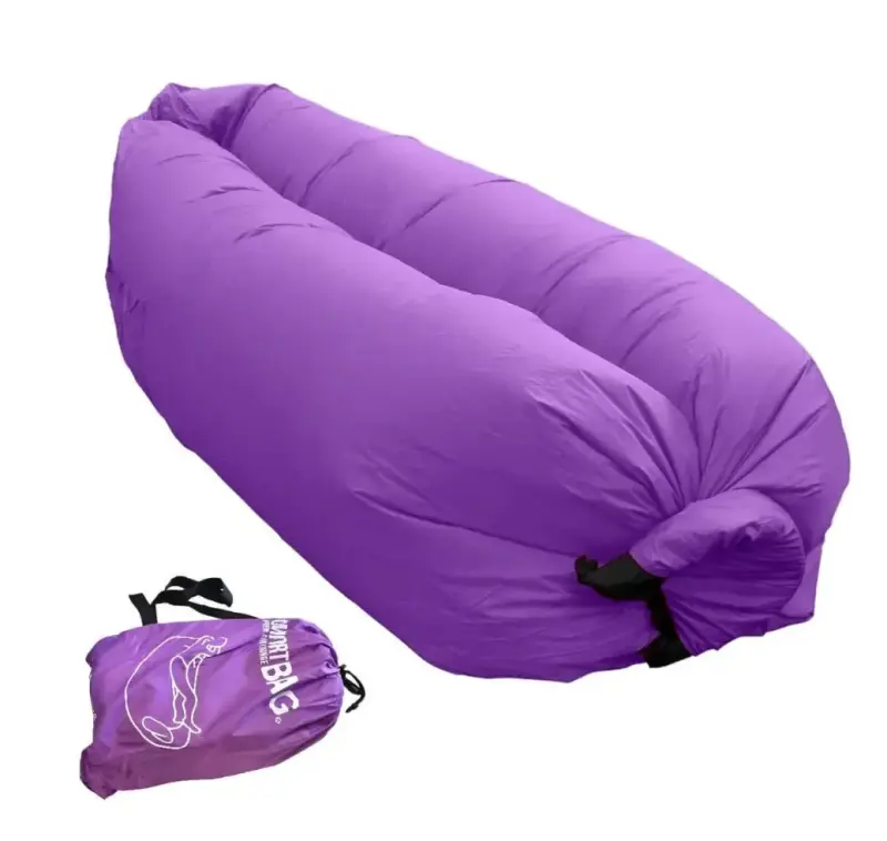 Sofá inflable portátil CONFORT BAG morado - 1