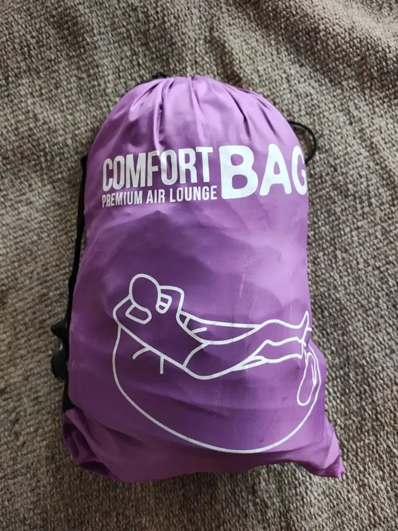 Sofá inflable portátil CONFORT BAG morado - 2