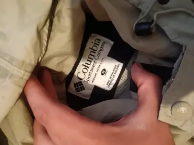 Parka Columbia beige y negra - miniatura 6