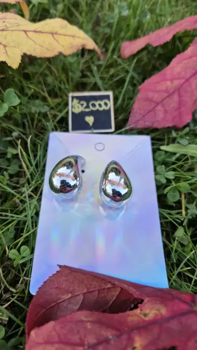 Aros metálicos brillantes - miniatura 4