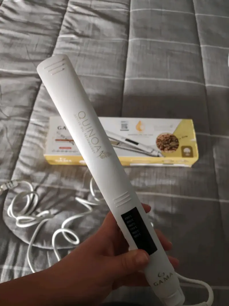 Plancha de pelo GAMA blanca - 2