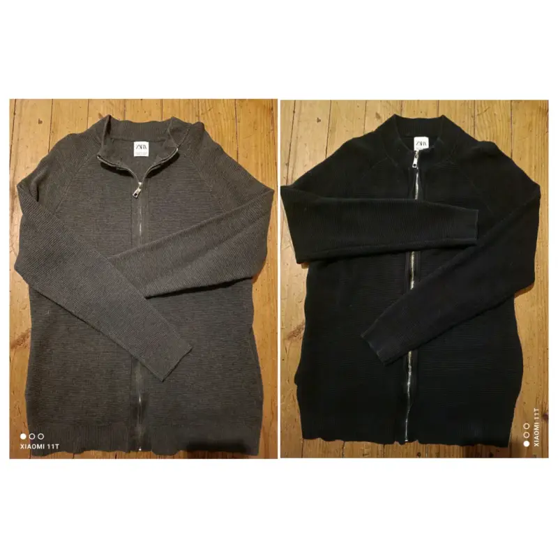 Sweater uno gris y otro azul marino marca Zara - 3