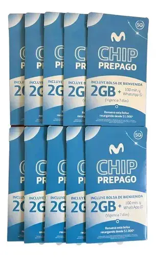 Chip prepago Movistar 2GB - miniatura 2