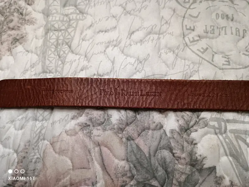 Cinturón de cuero marrón Polo Ralph Lauren - 4
