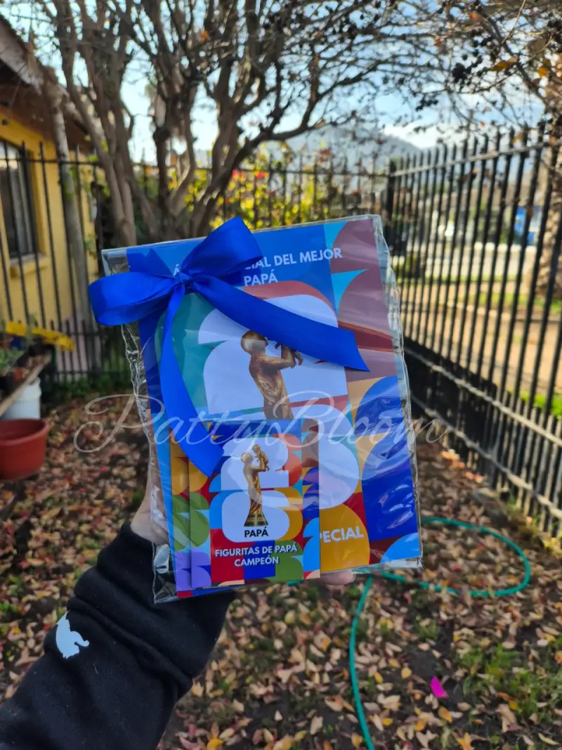 Kit imprimible album mundial 2026 para papá - 1