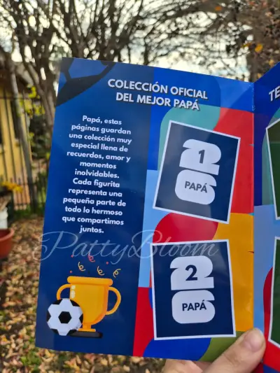 Kit imprimible album mundial 2026 para papá - miniatura 4
