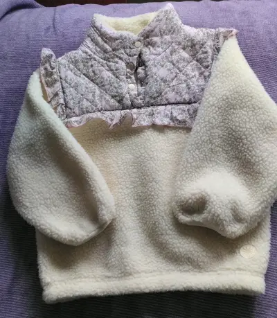 Jersey con cuello floral - miniatura 1