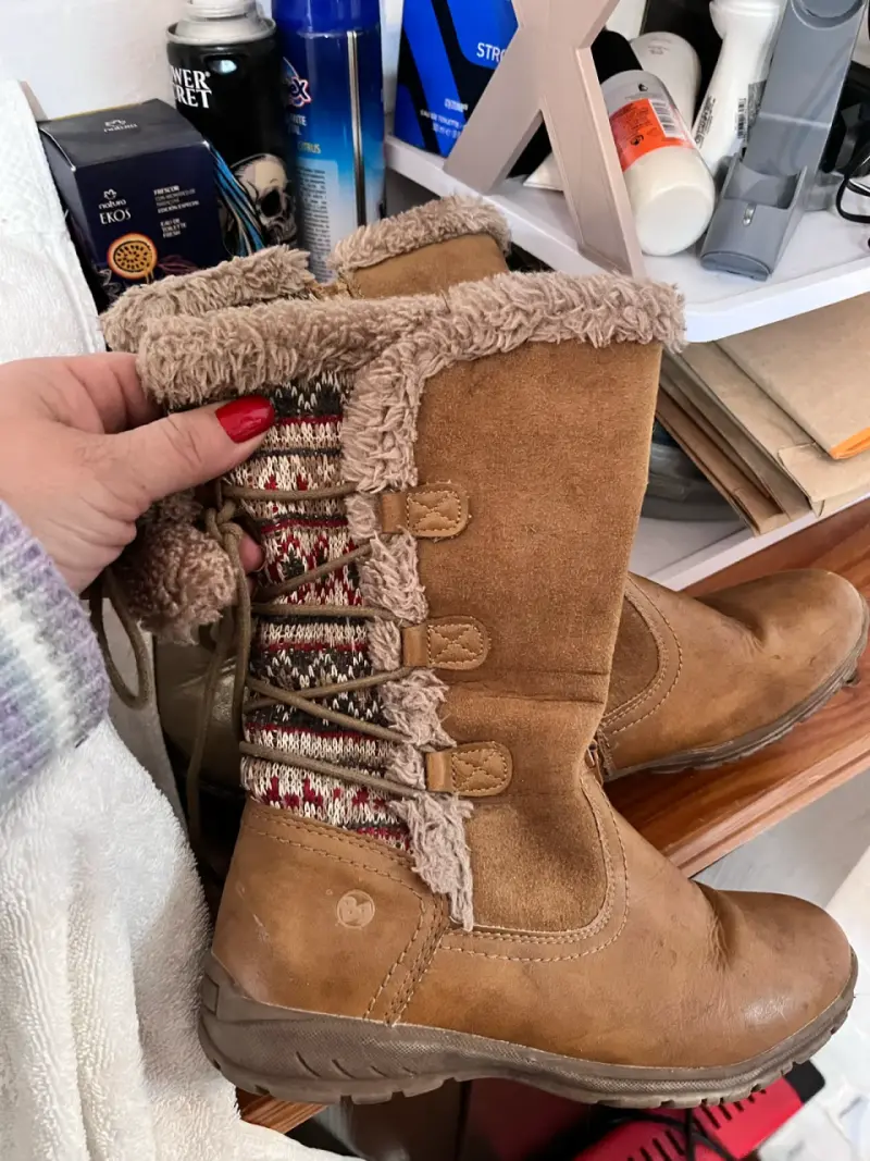 Botines  beige colloky y botas b g - 3
