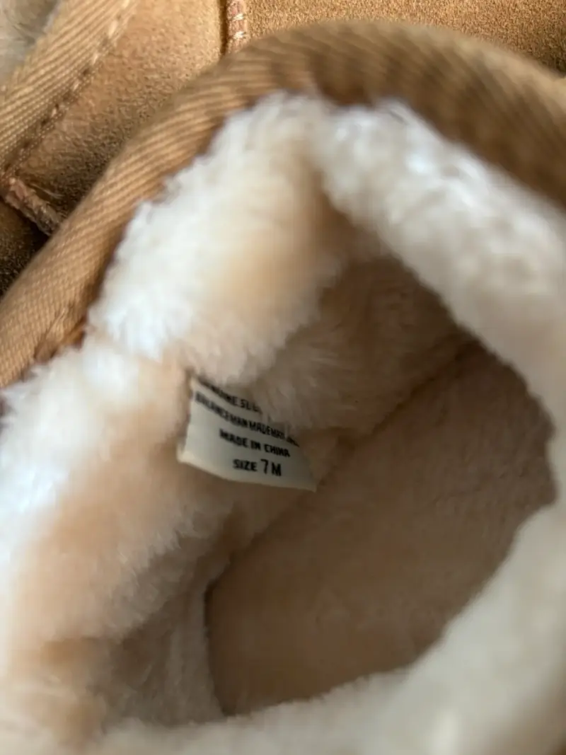Botines de cuero marrones con piel. - 3