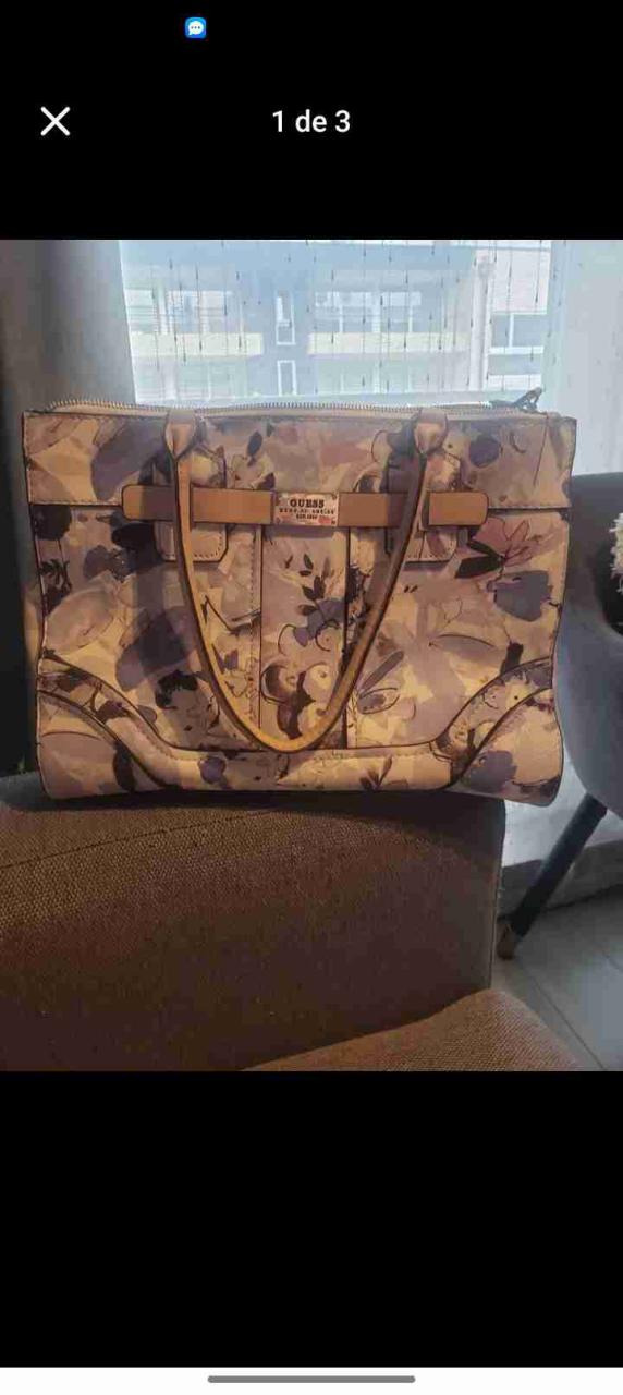 Cartera Guess floral beige - 1