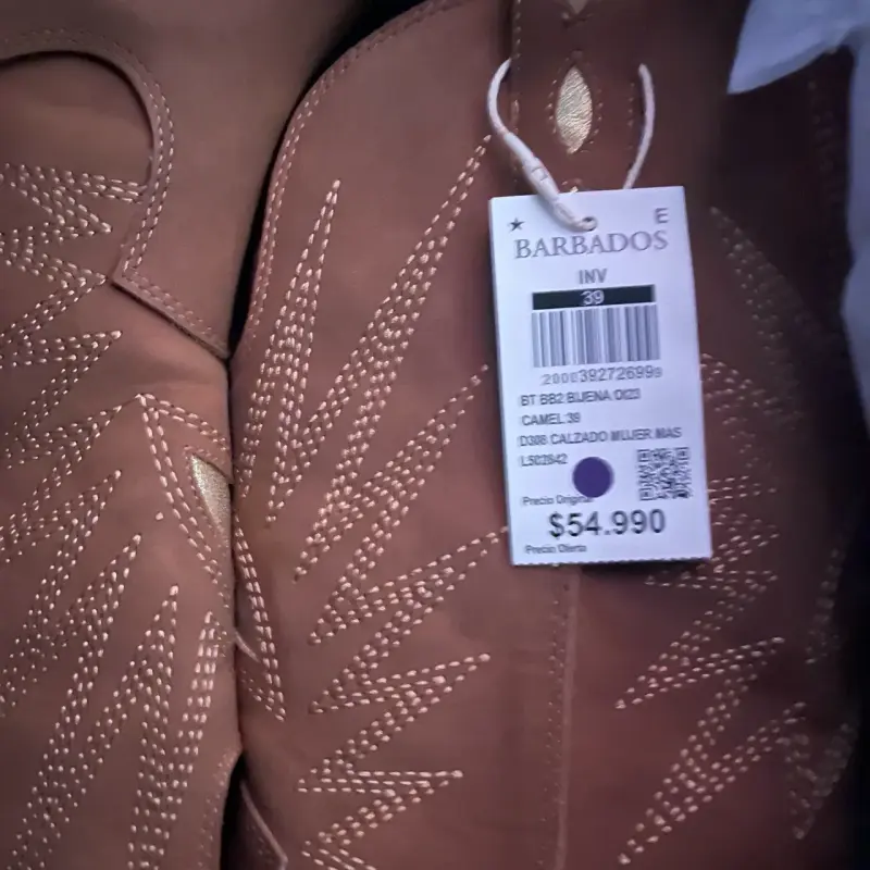 Botas vaqueras marrones nuevas - 5