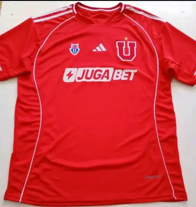 Camiseta roja de fútbol Universidad de Chile - miniatura 1