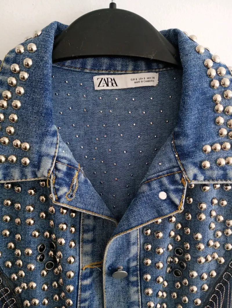 Chaqueta de jean con tachas - 2