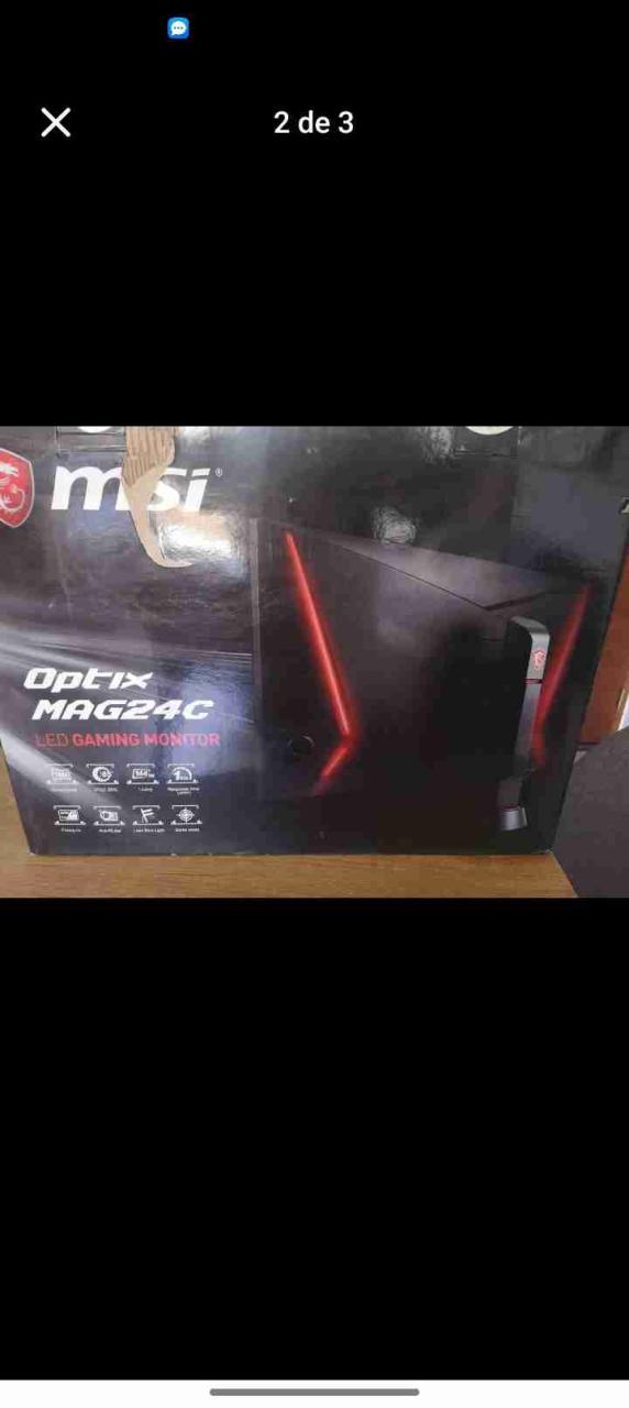 Monitor curvo Gamer nuevo embalad MSI Optix MAG24C - 1