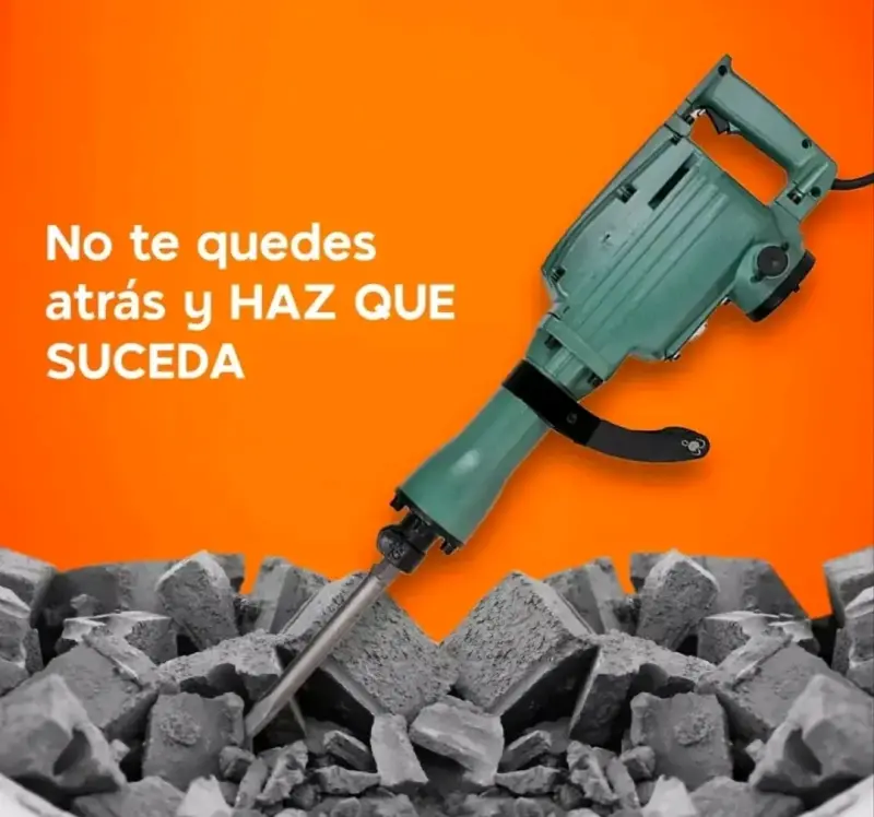 Martillo demoledor eléctrico con estuche - 3