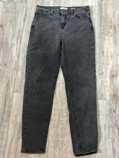 Jeans negros de mezclilla - miniatura 1